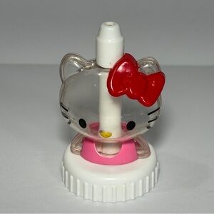 Hello Kitty Clear Good 2 Grow Bottle Drink Topper Pink Good2Grow Collector